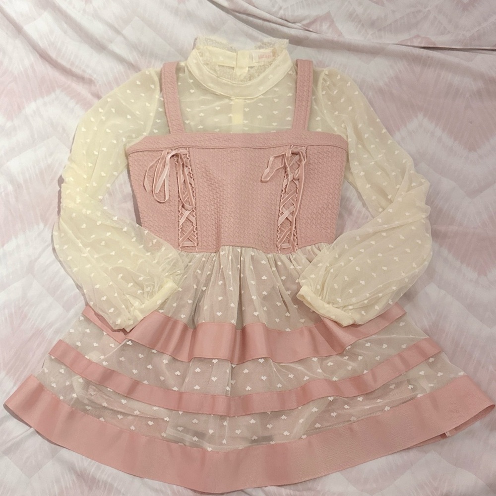 Liz Liza | Pink stripe tunic dress